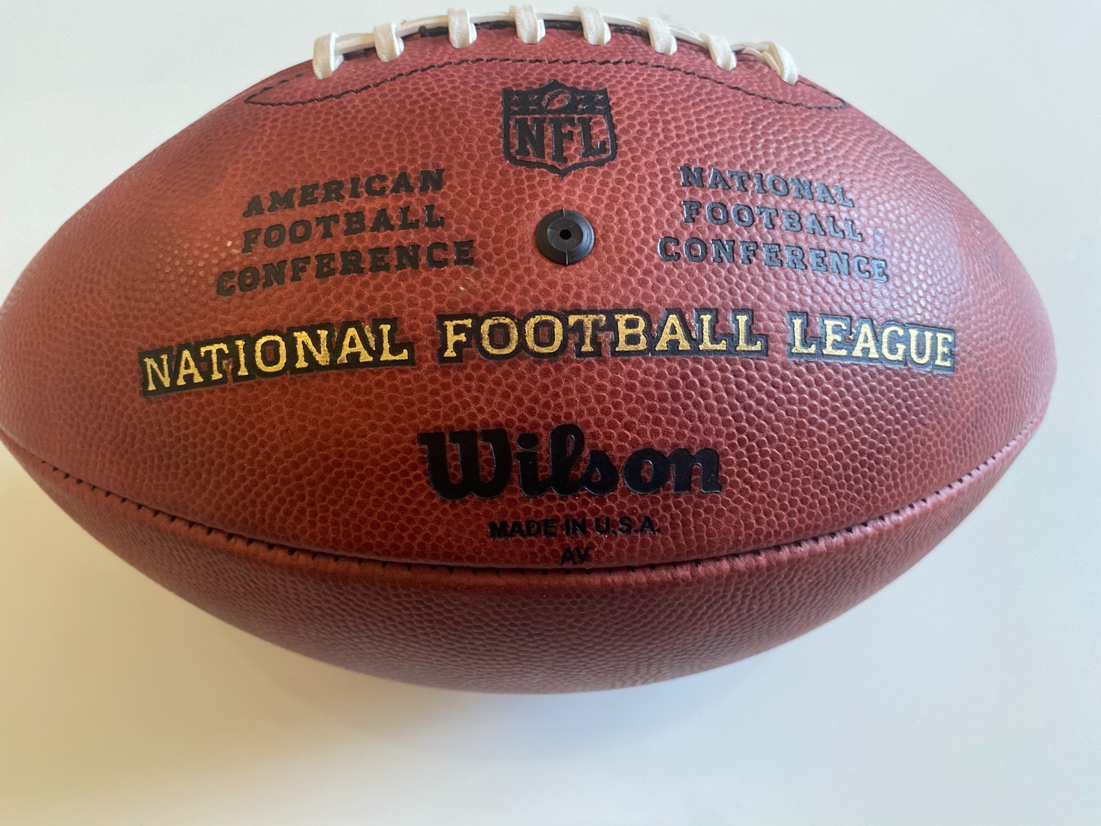 New England Patriots Bruce Singal Commemorative Wilson NFL Football Robert Kraft