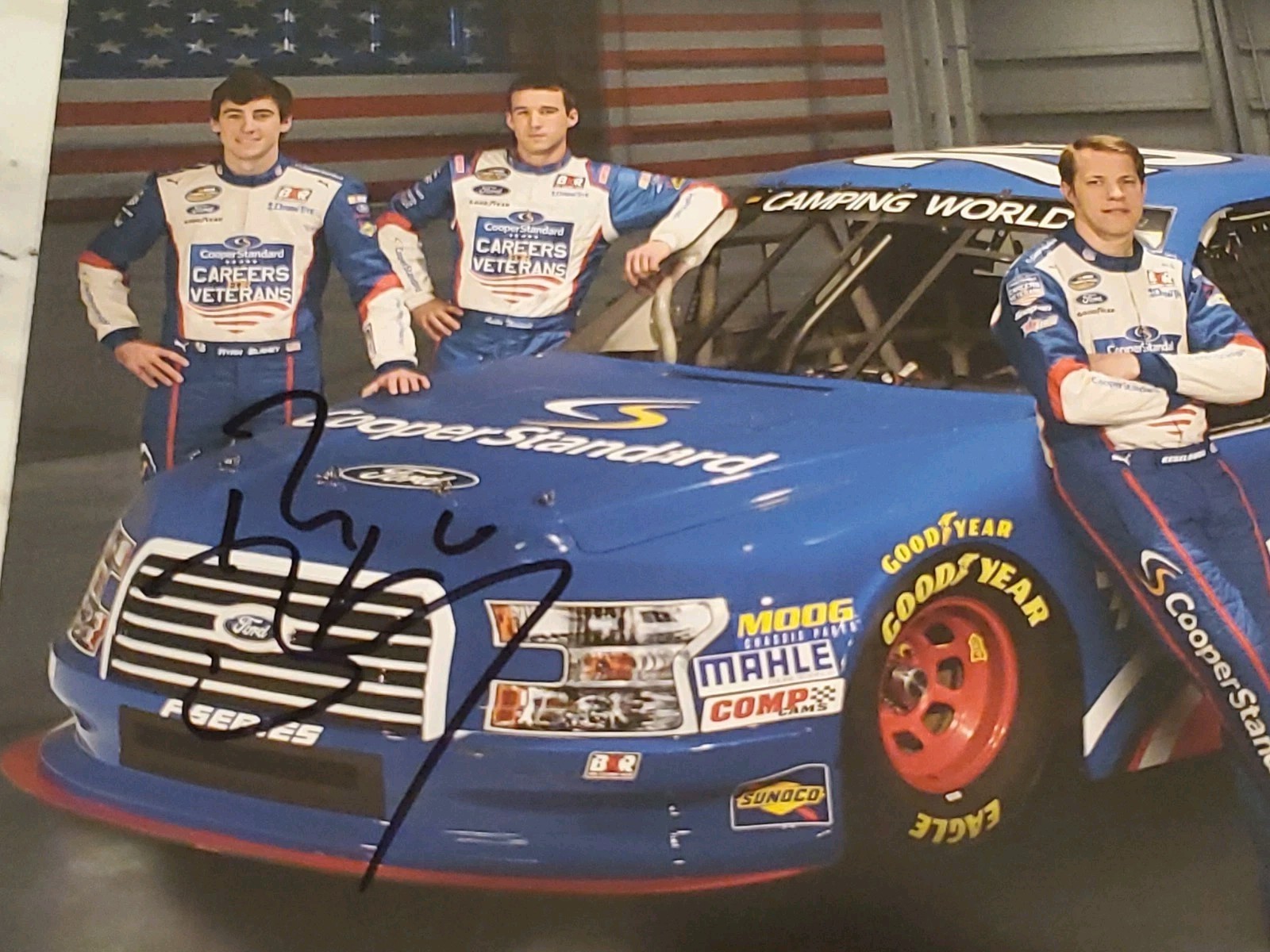 Ryan Blaney #29 BKR AUTOGRAPHED ROOKIE signed Truck Series HIS 1st HERO CARD!!
