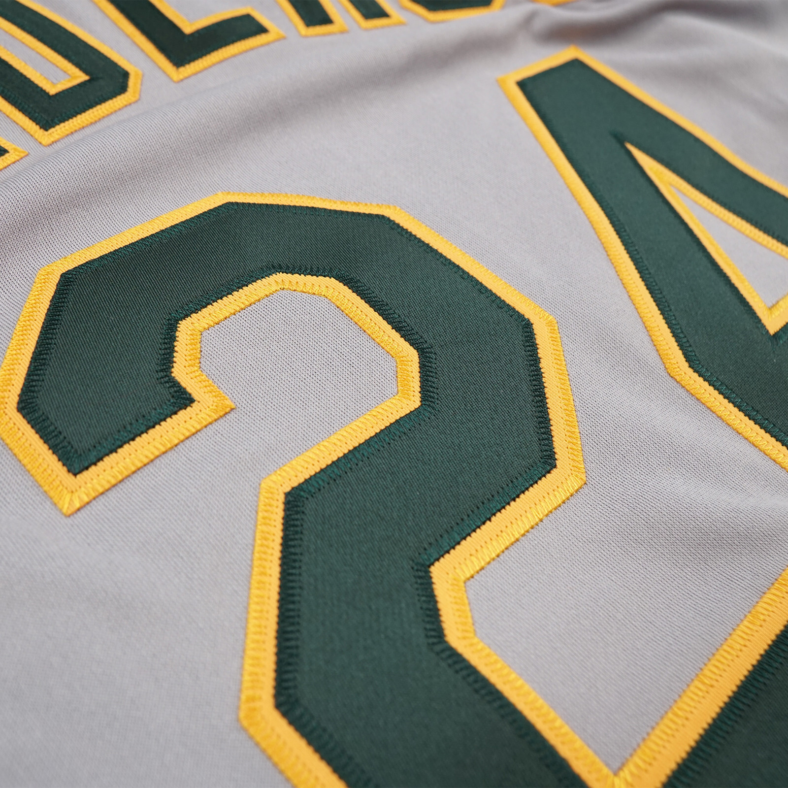Rickey Henderson Oakland Athletics 1989 World Series Grey Road Men’s Jersey