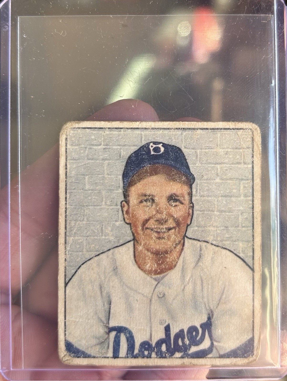 1950 Bowman Baseball #222 Bobby Morgan Rare Dodgers Very Nice 🔥