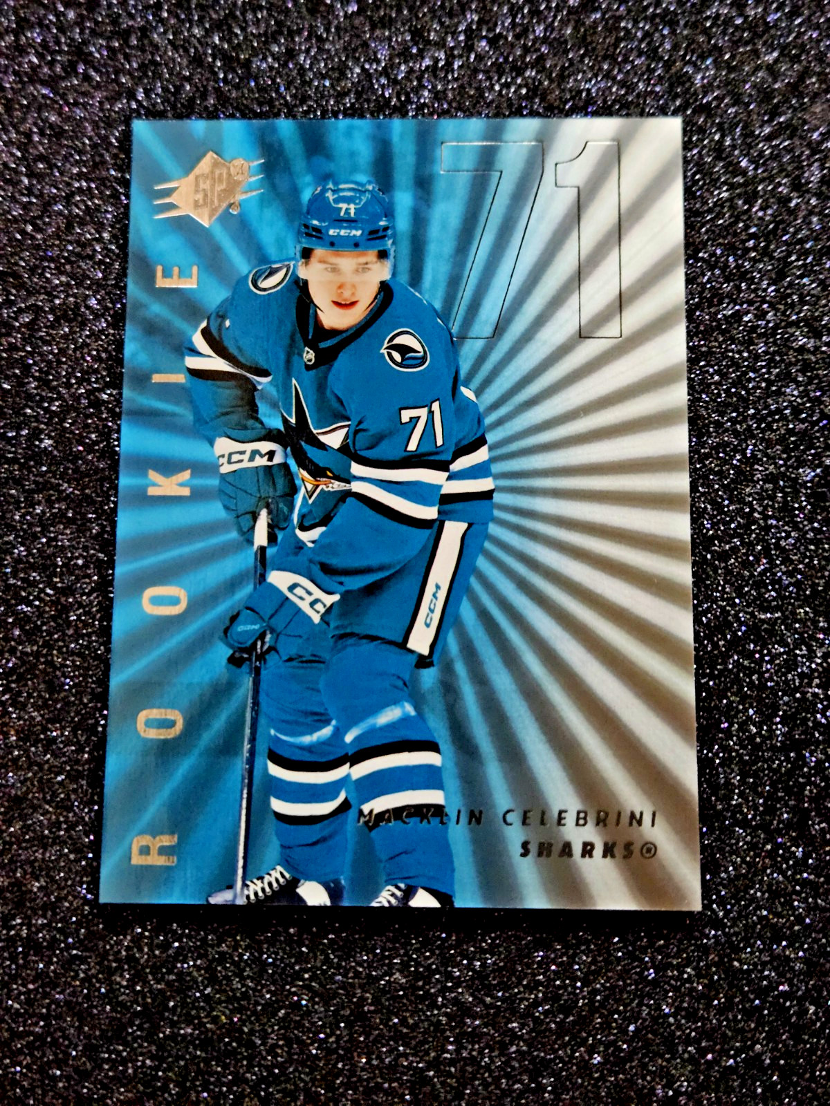 2024-25 SPx Extended Rookies Foil Macklin Celebrini #160 Rookie RC MINT 💦💦