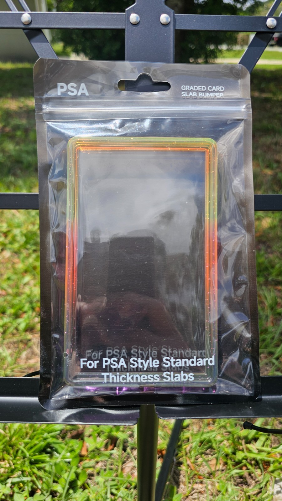 PSA Graded Slab Guard – TPU Color Gradient Bumper Guards