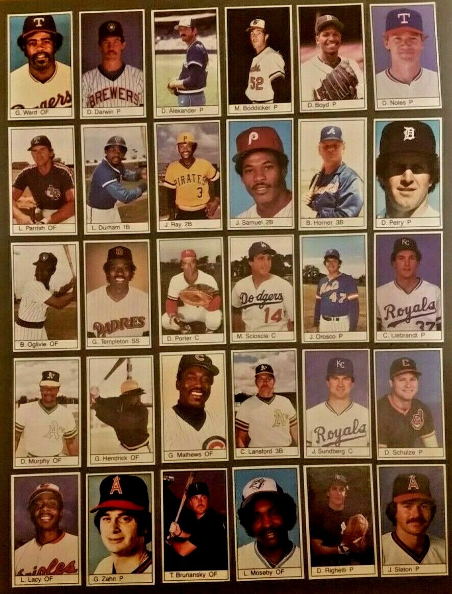 1985 MLB All-Star Game Program Inserts *Pick Your Player* 10+ Items Ship FREE!