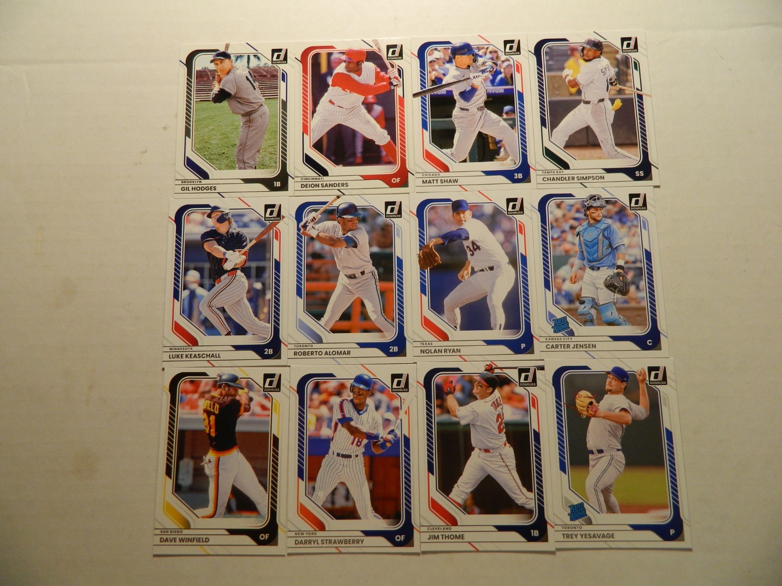 2026 Donruss Base & Silver Holo Laser & Color Parallels Cards U Pick Finish Set