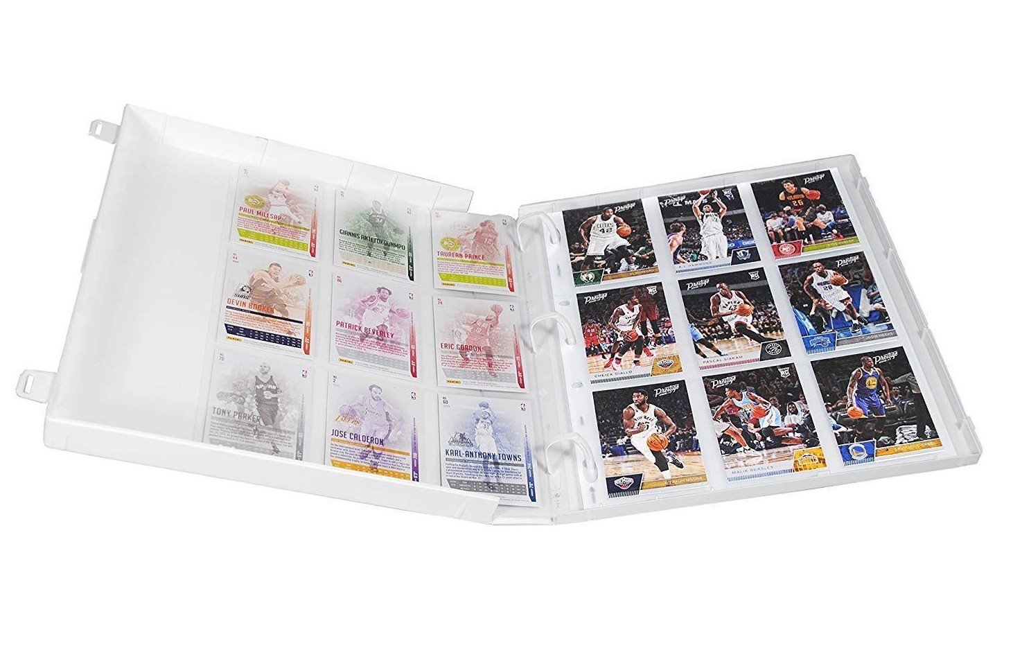 UniKeep Basketball Trading Card Binder, 10 Card Pages Included, Holds 180 Cards