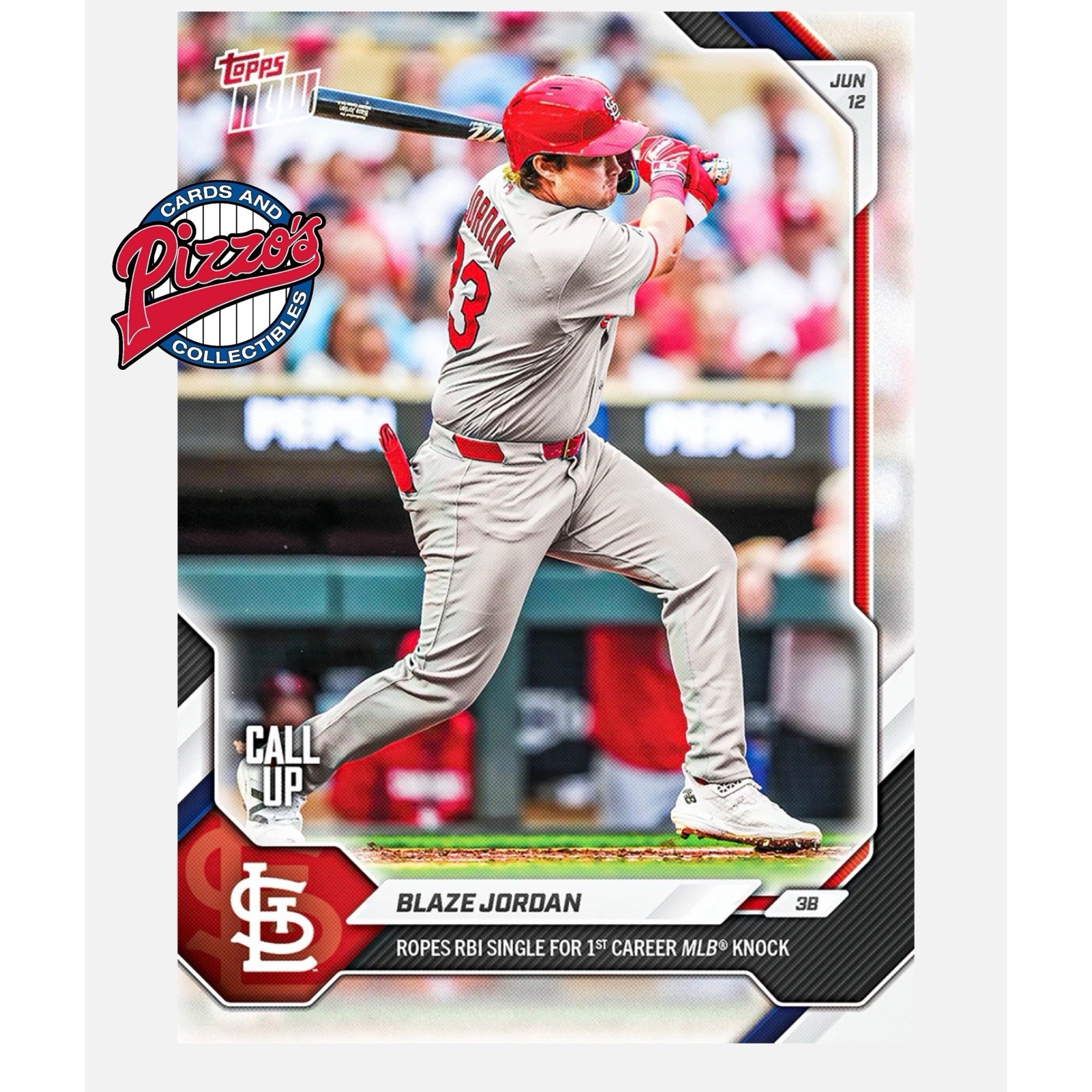 Blaze Jordan Call-Up Reds 1st Hit 2026 MLB Topps NOW Card 323 Presale