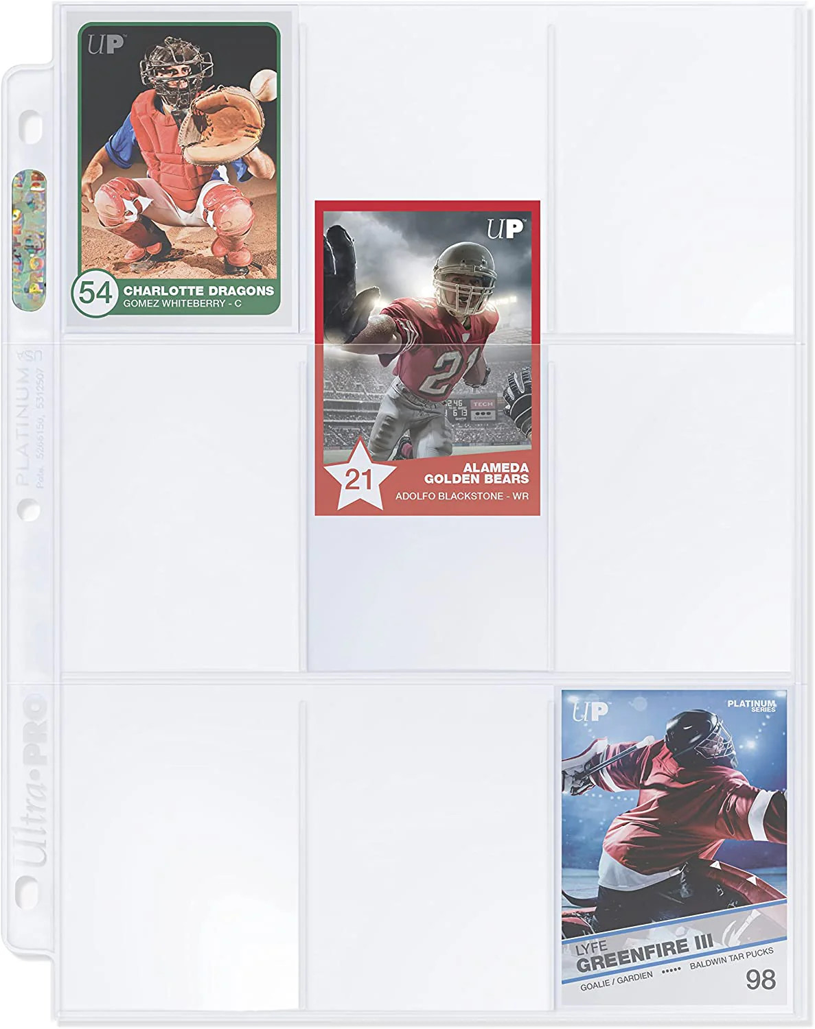 Ultra Pro Platinum Series 9 Pocket Pages of Card Sleeves – 100 Count