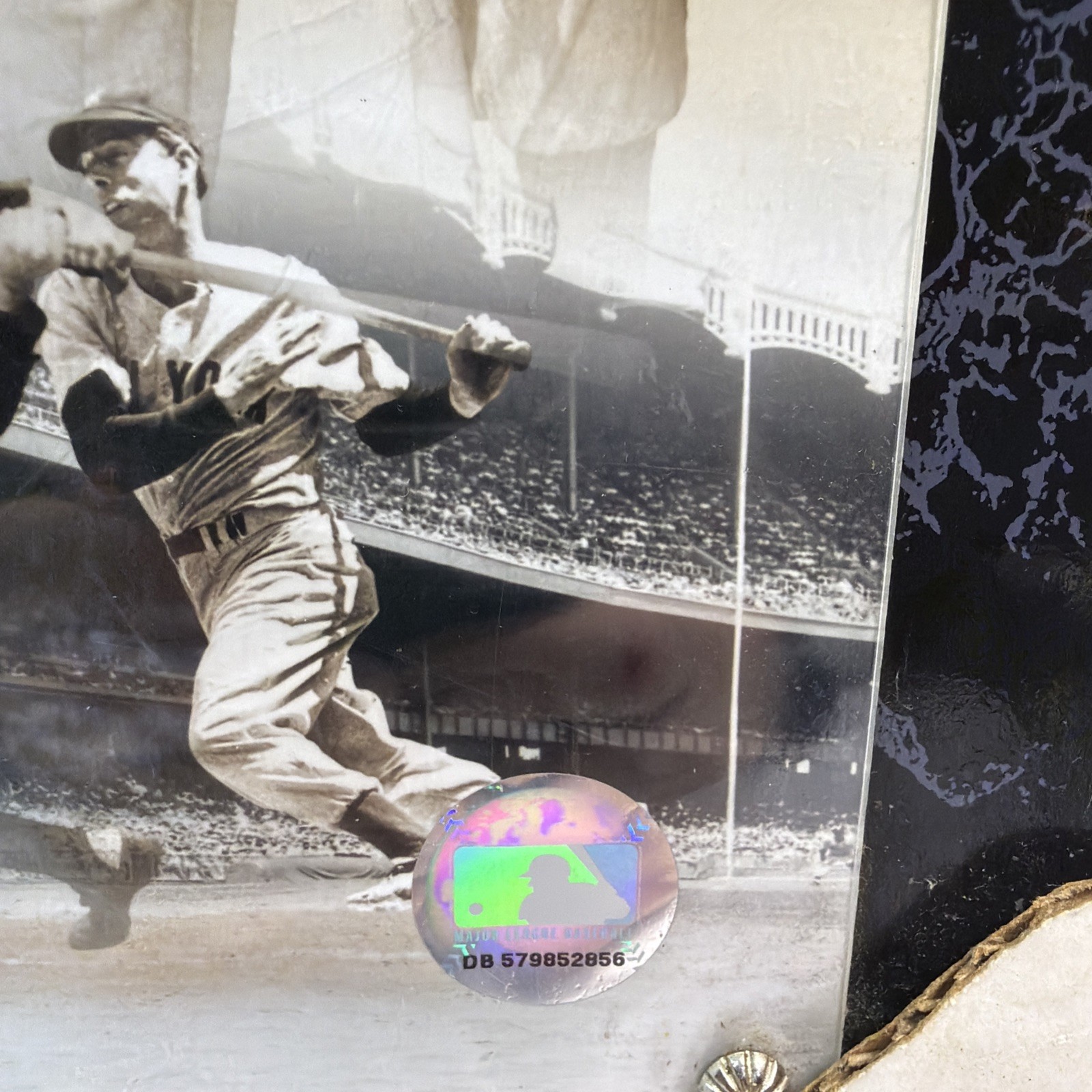 Vintage Joe DiMaggio Plaque Still In Original Packaging 10.5×13