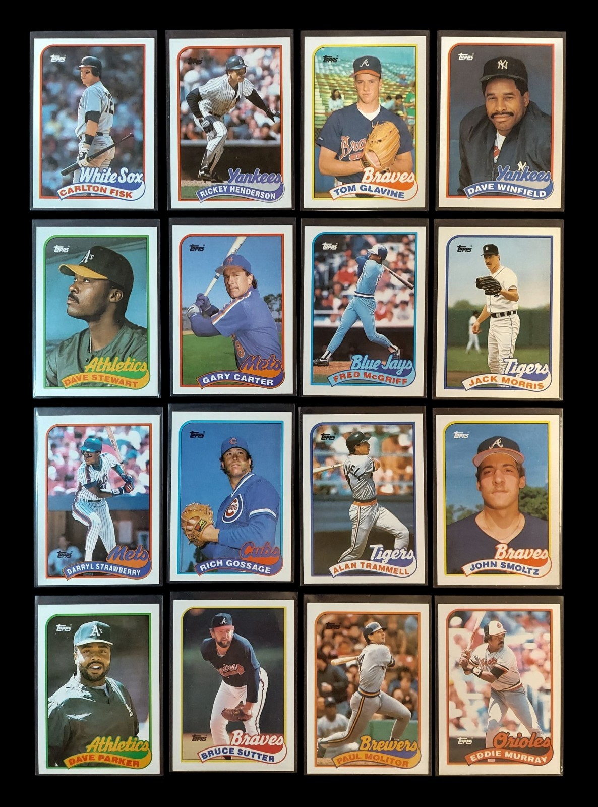 junk wax HALL OF FAMERS 286 Cards • 1989-92 • NRMT-MINT