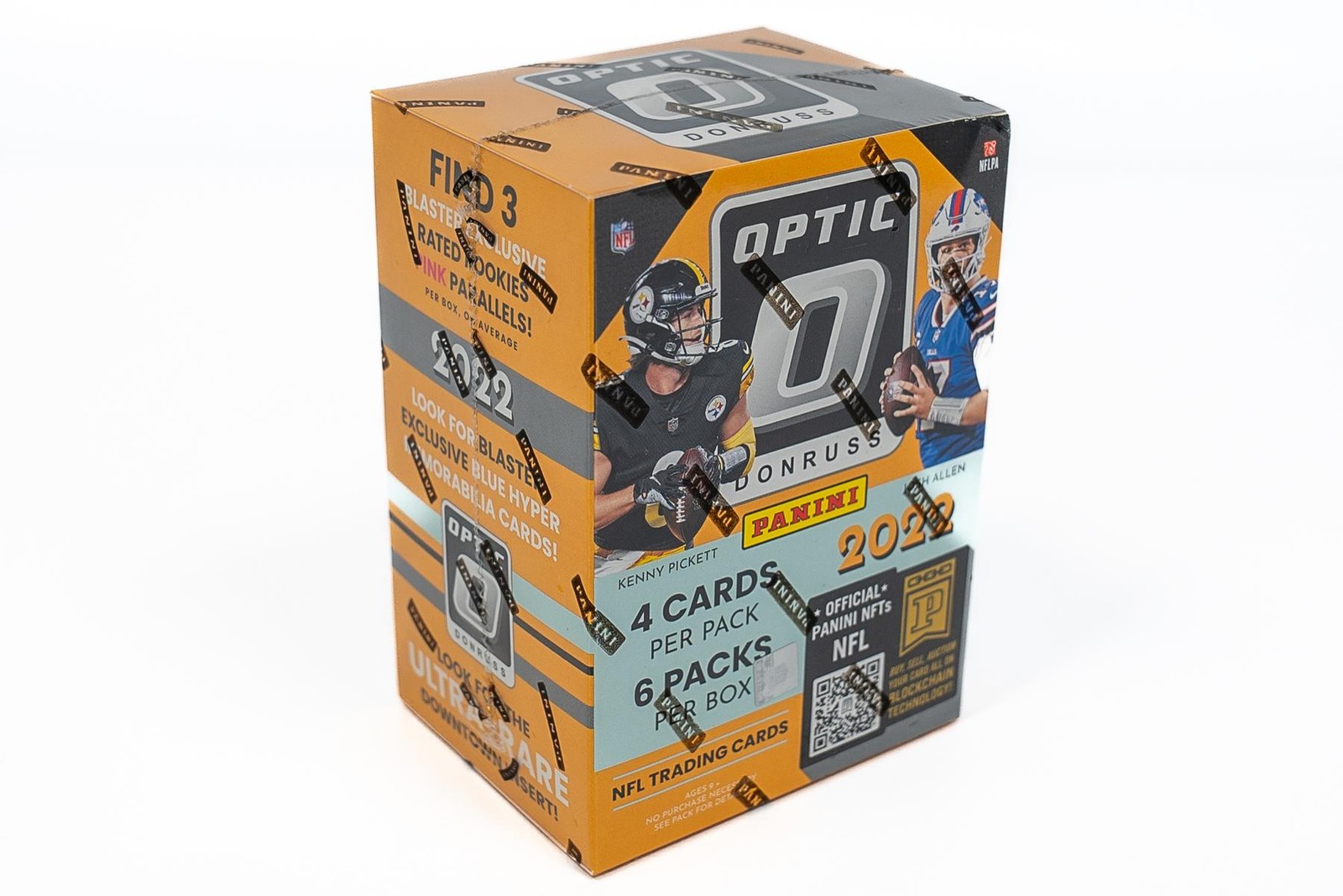 2022 Panini Donruss Optic Football 6-Pack Blaster Box (Pink Parallels!)