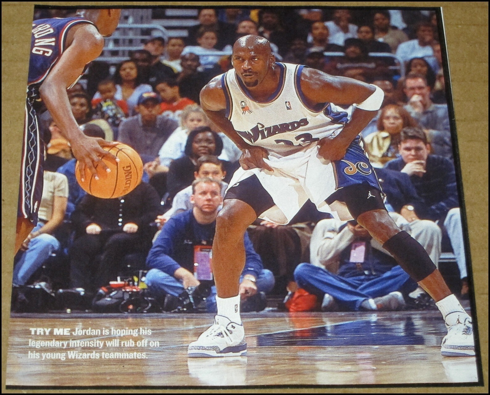 2001 Michael Jordan SI Photo Clipping 5.75″x5.75″ Washington Wizards