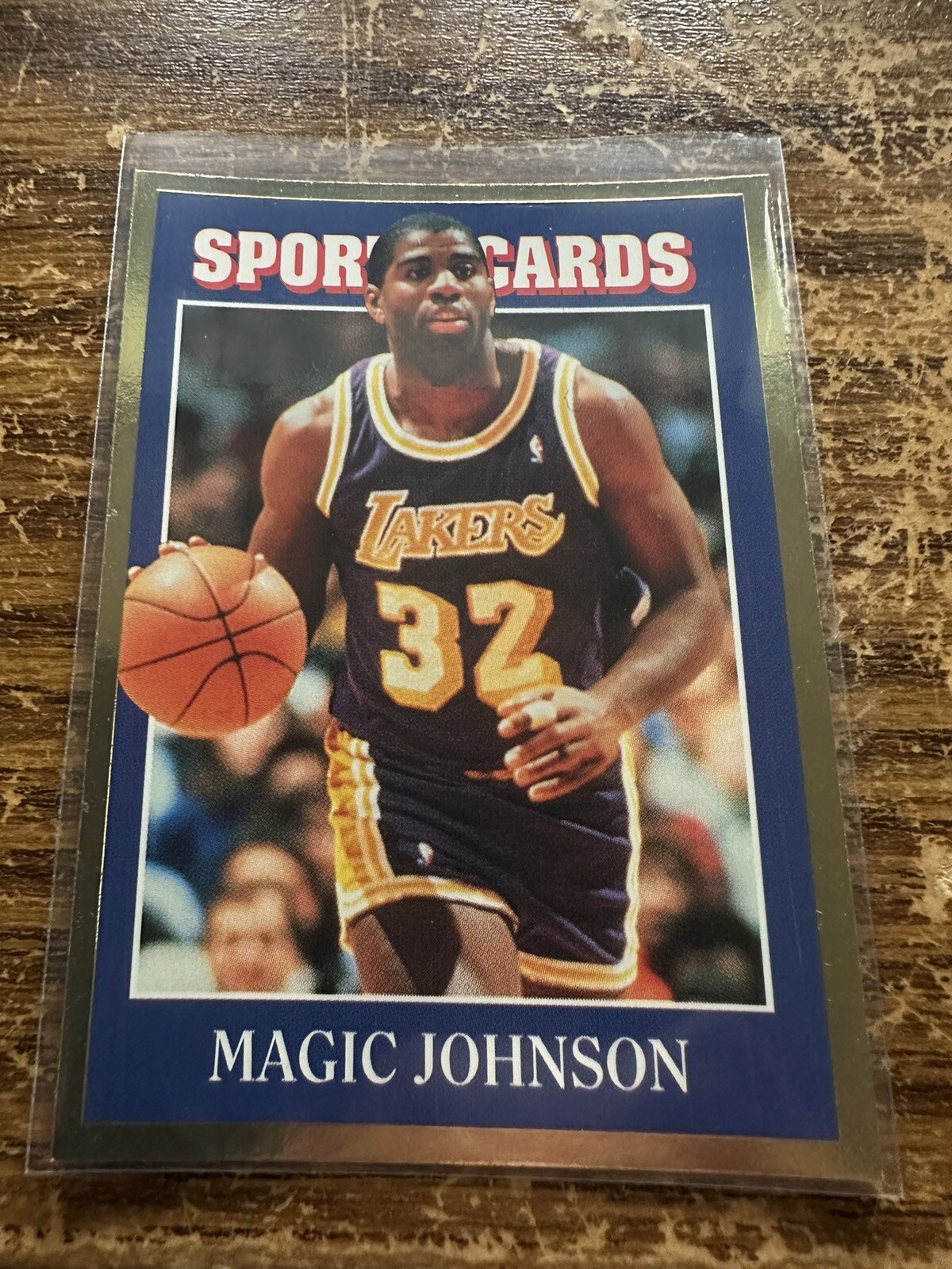 1992 Sports Card News Magic Johnson #67 Los Angeles Lakers NMMT NBA Legend Card