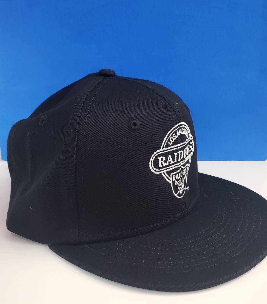RAIDERS Los Angeles Snapback NWA Ice Cube, MC Ren 90s RARE Hat (Black)