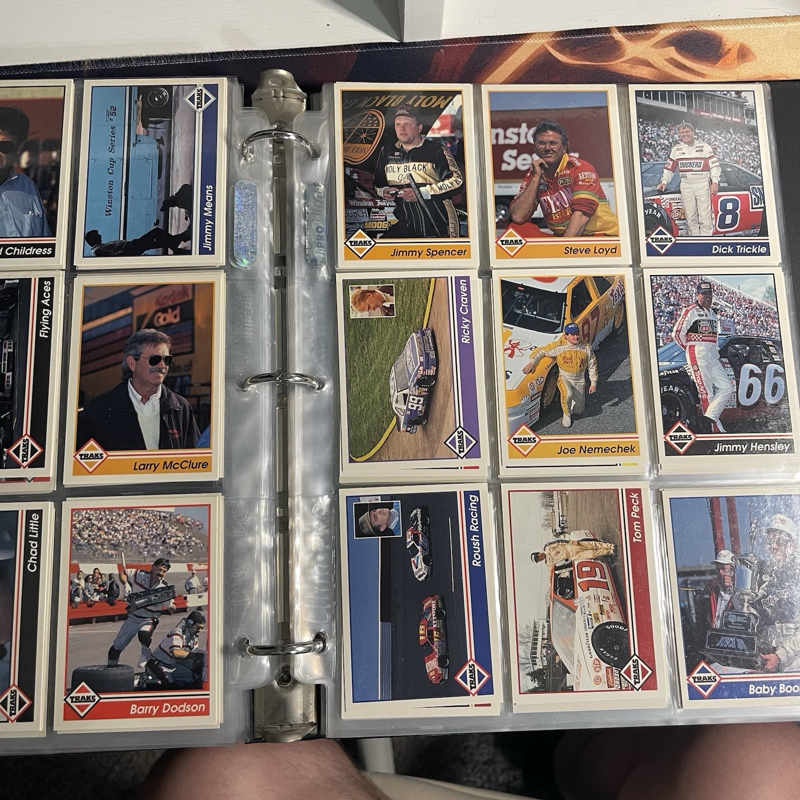 Vinatage 90s Nascar Racing Cards Binder Full