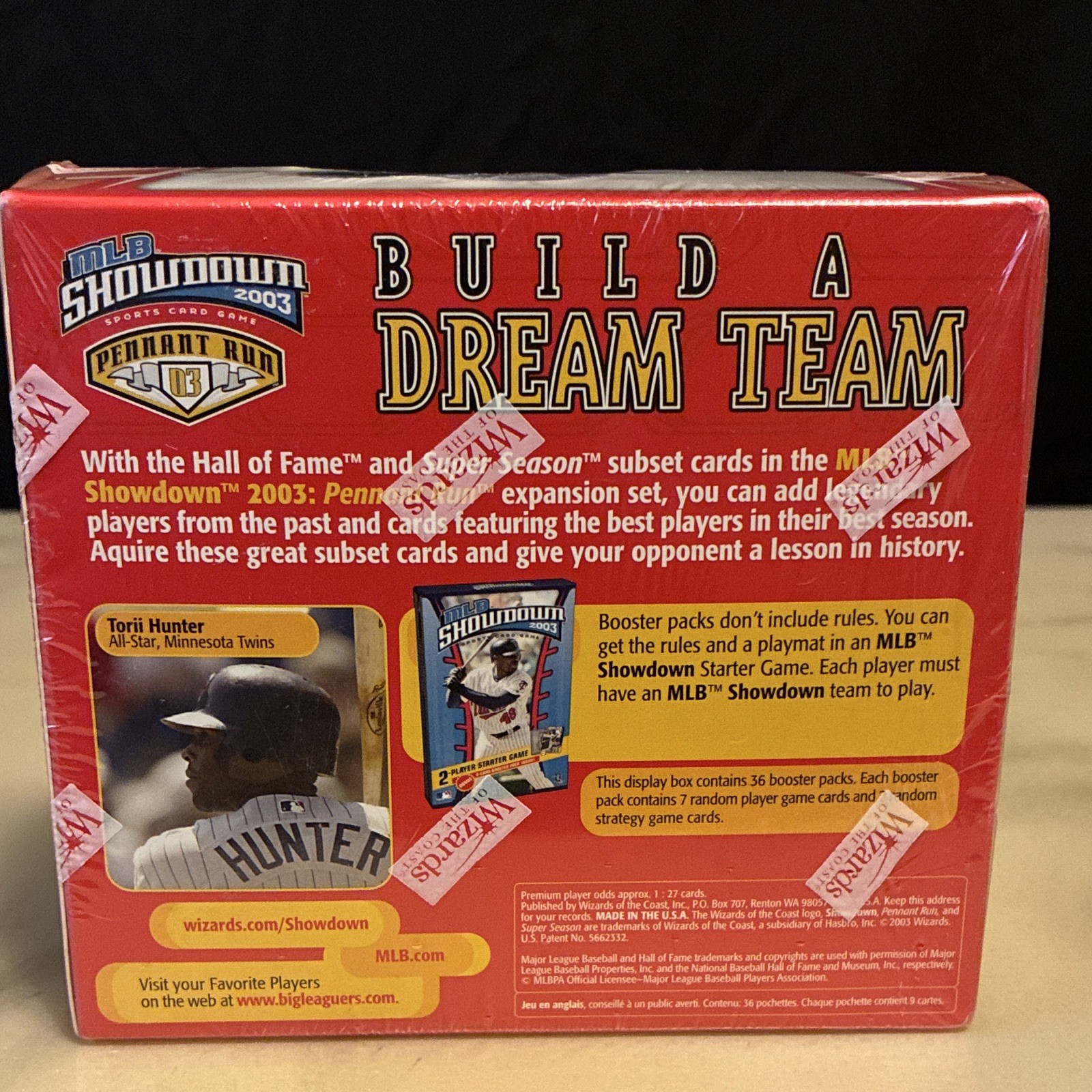 Wizards of the Coast 2003 MLB Showdown Pennant Run Booster Box MLB