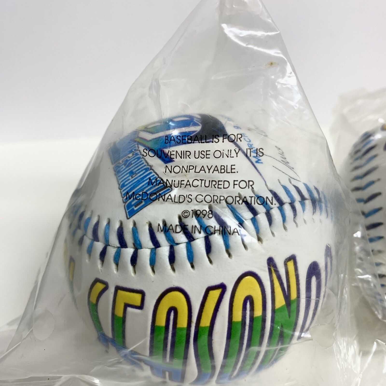 3x Complete Sets of 1998 Tampa Bay Devil Rays McDonalds Baseballs w/ Stands