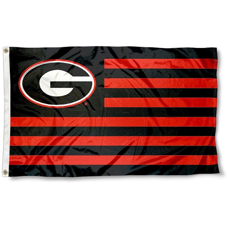 GEORGIA BULLDOGS 3’X5′ FLAG BANNER ***100% FULL COLOR ON BOTH SIDES OF FLAG***