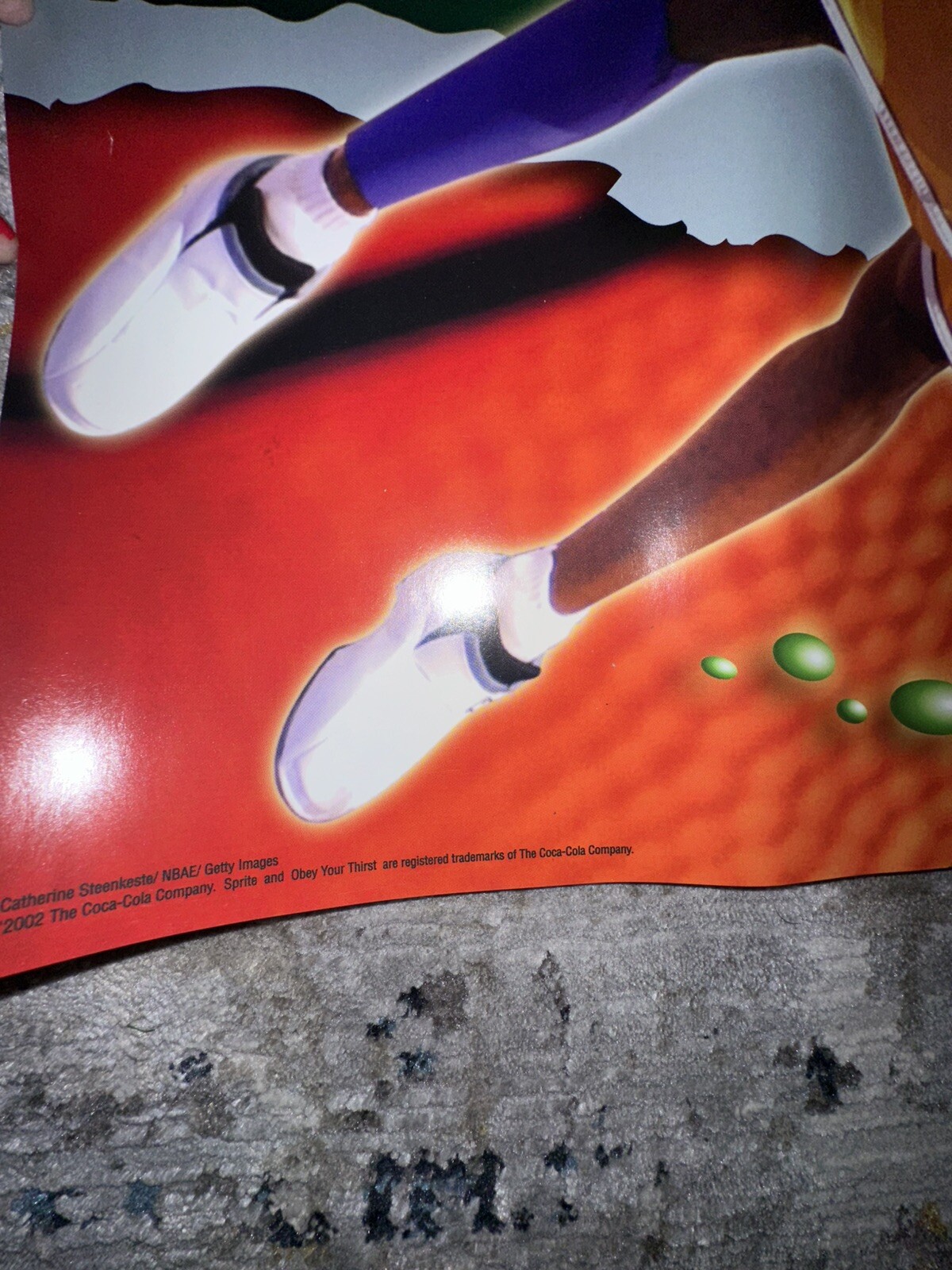 Kobe Byrant Los Angeles Lakers NBA Sprite 2002 Poster