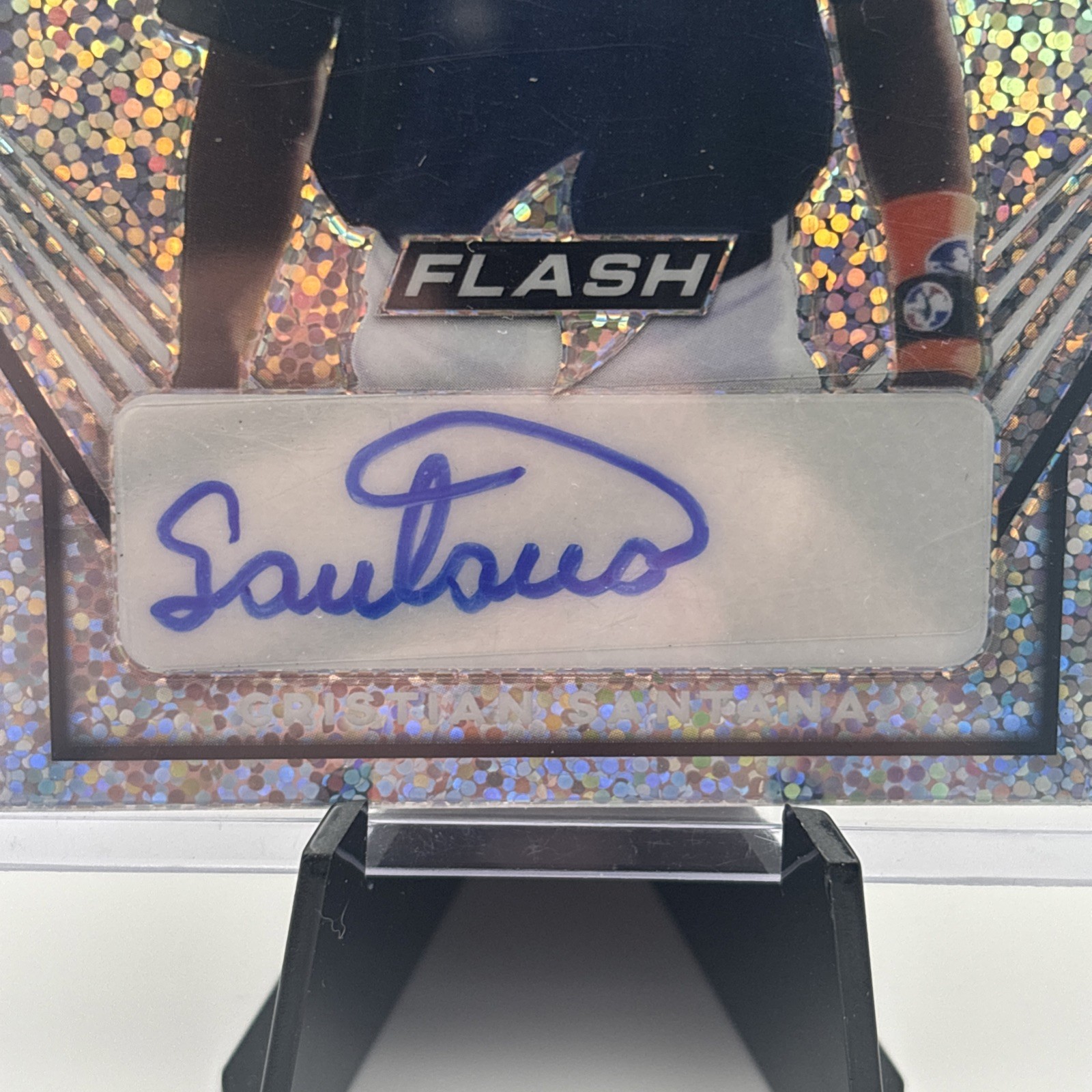 2021 Cristian Santana Leaf Flash ROOKIE AUTO Silver Disco #BA-CS1