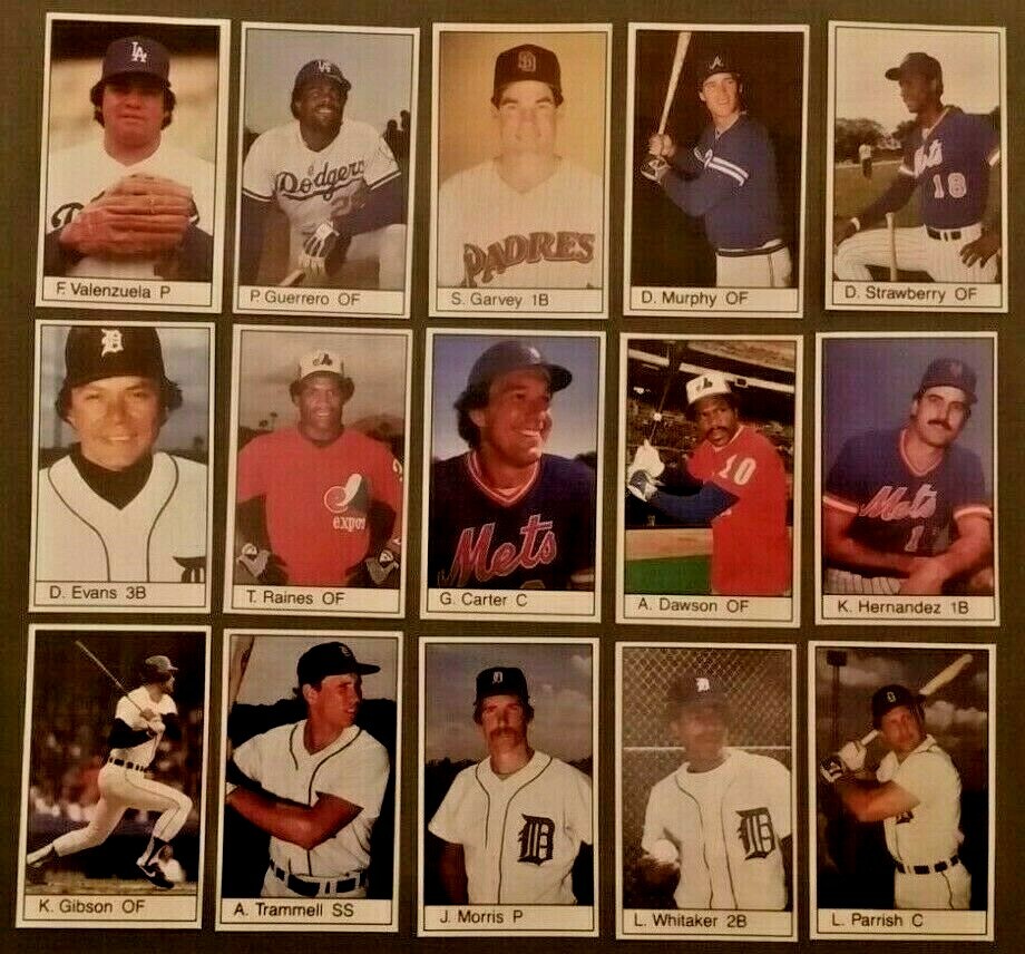 1985 MLB All-Star Game Program Inserts *Pick Your Player* 10+ Items Ship FREE!