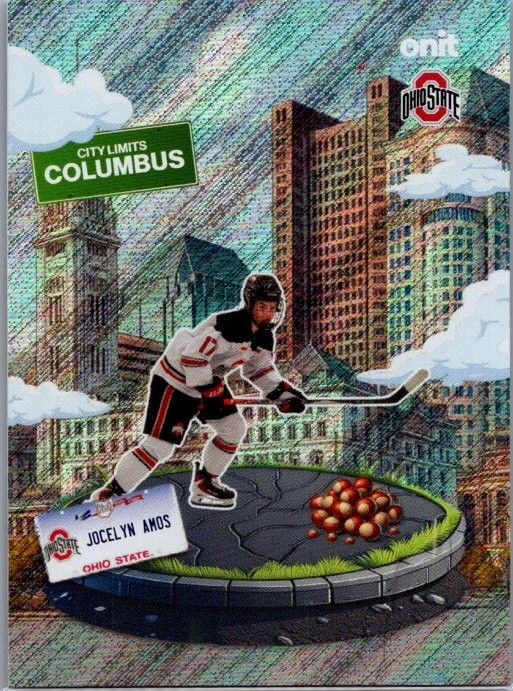 2025-26 ONIT Ohio State Women’s Hockey #CL-2 Jocelyn Amos City Limits Daytime