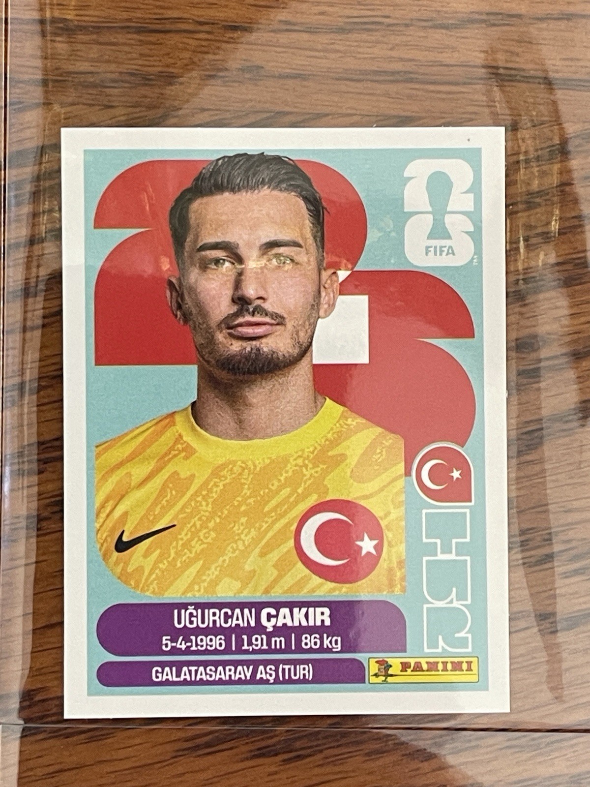 Türkiye 1-20 Complete Panini World Cup 2026 + 6 Blue Parallels Güler Yıldız