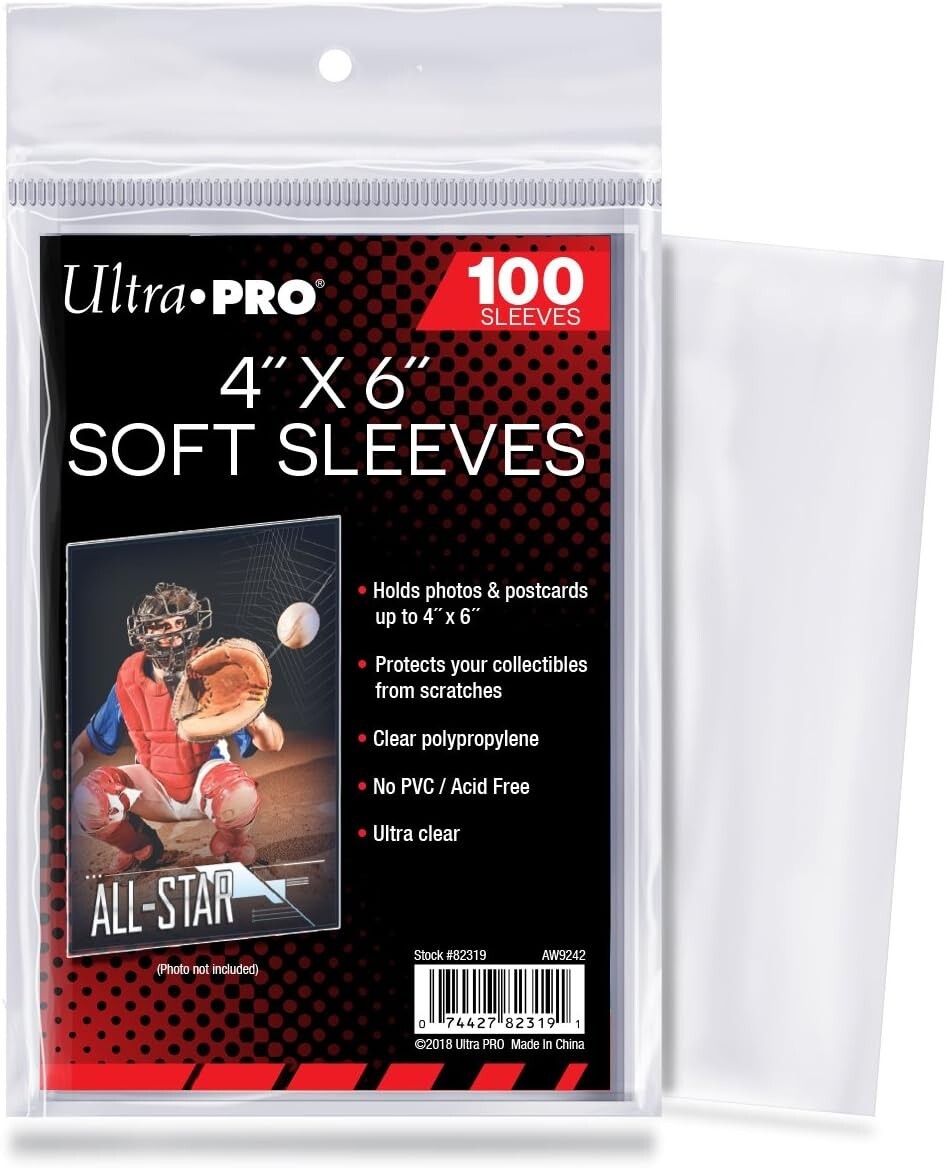 Durable 4×6 Photo Sleeves – 100-Pack for Optimal Preservation of Memories