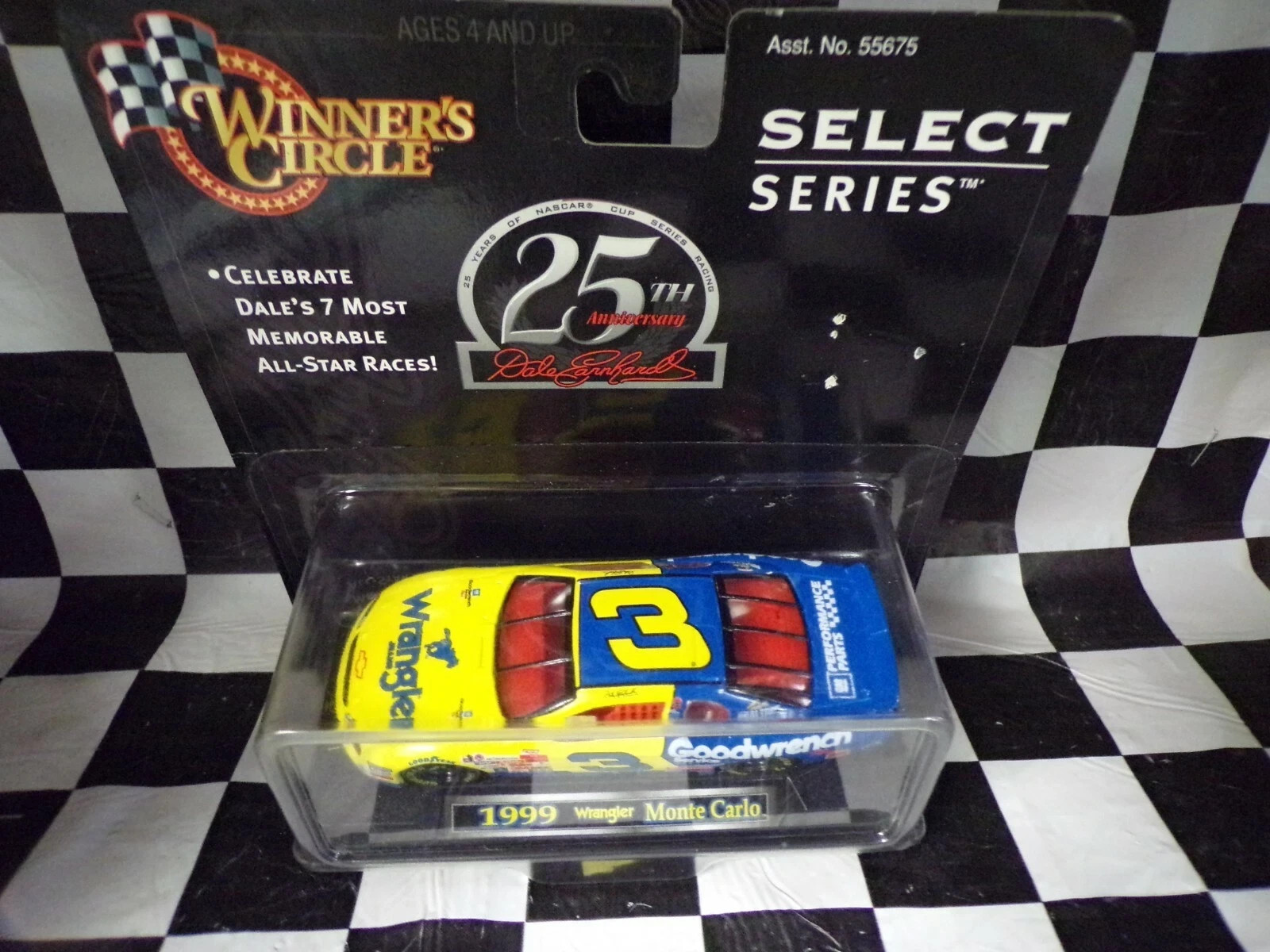 Dale Earnhardt Sr #3 1999 WRANGLER Monte Carlo Winners Circle 1:43 Select Series