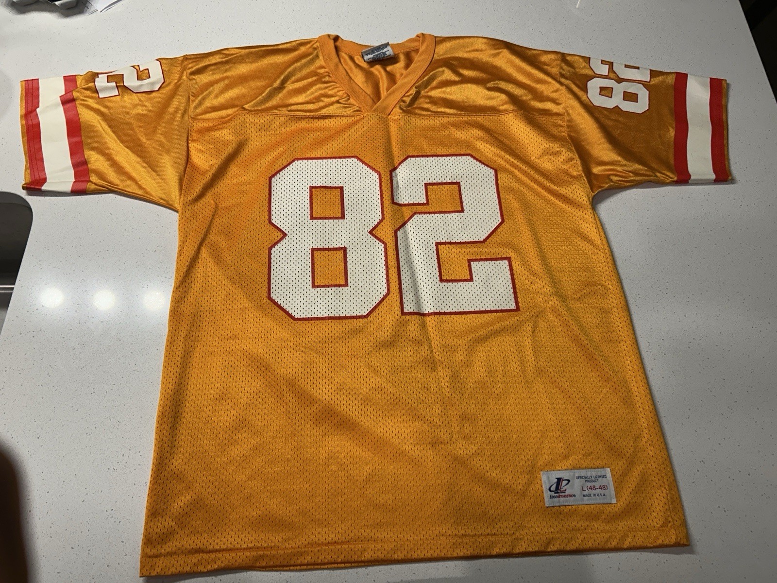 Logo Athletic Alvin Harper Tampa Bay Buccaneers Jersey Creamcicle Large Vintage