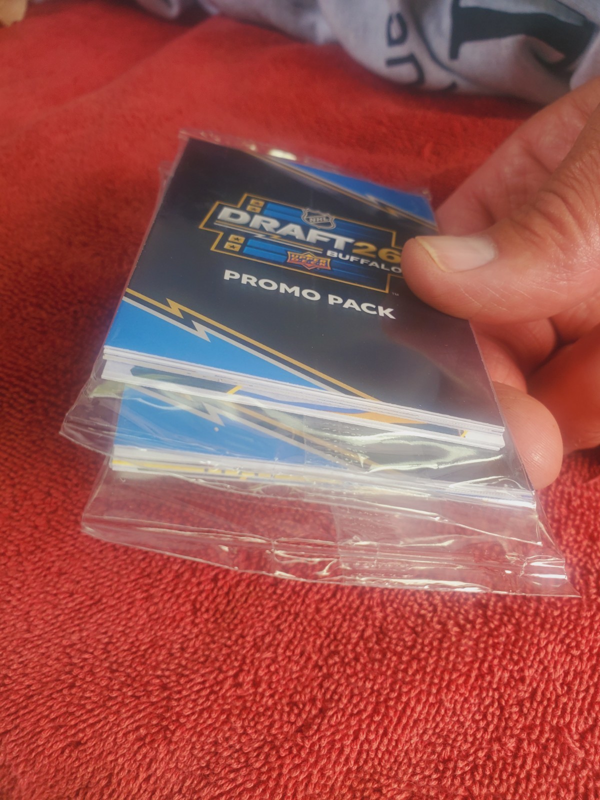 (2) TWO Upper Deck NHL DRAFT 2026 Buffalo Promo Packs Sealed