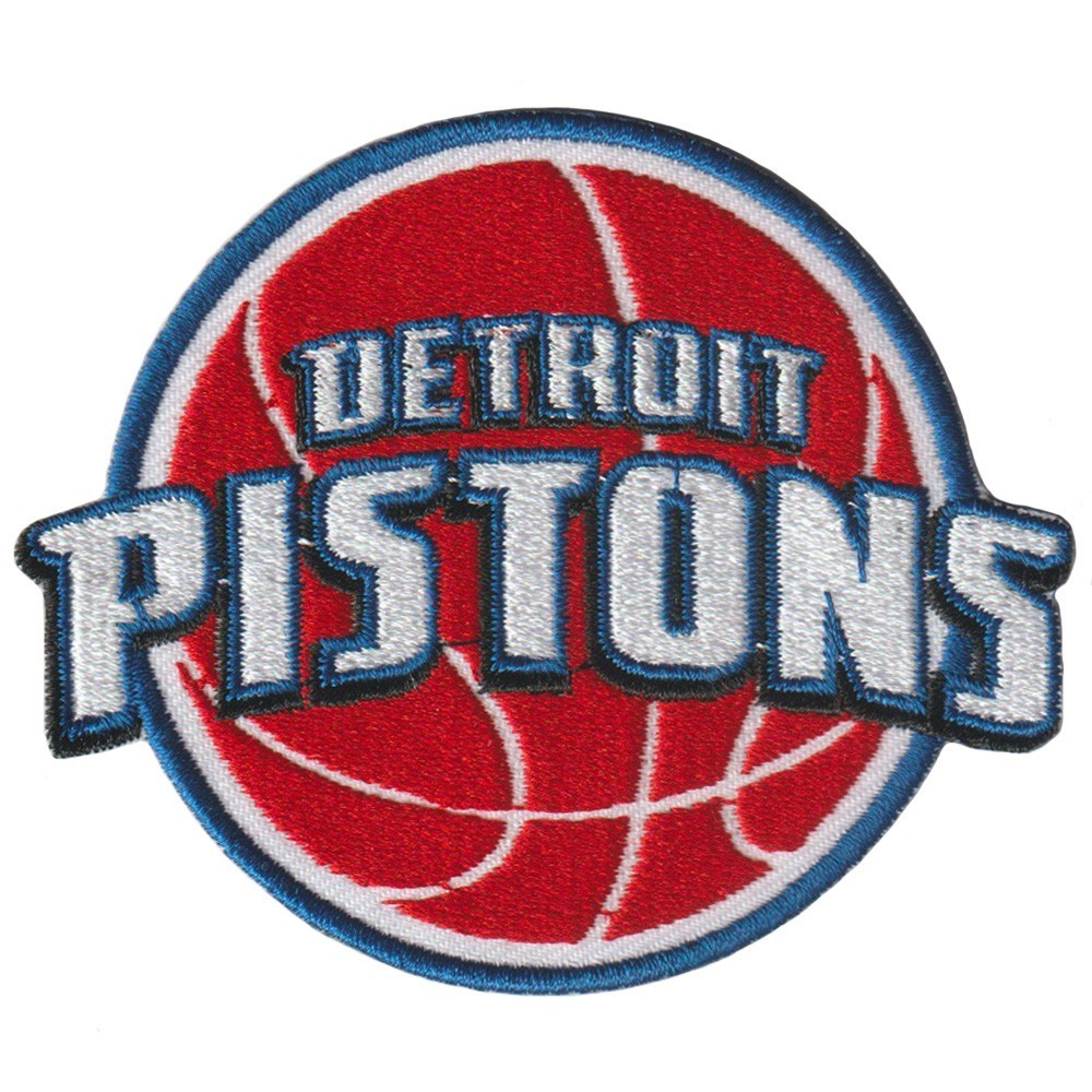 Wholesale Detroit Pistons Nation Logo Size 3.3 in x 2.8 in Sew Iron On Patches