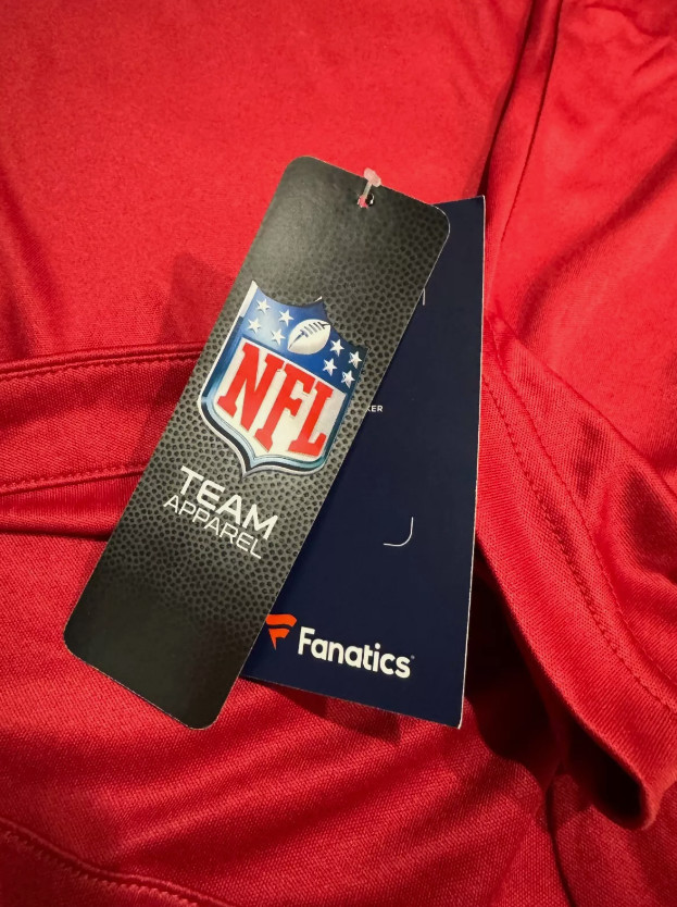Official NFL San Francisco 49ers Red Sweater Long Sleeve Quarter Zip SMALL – 5XL