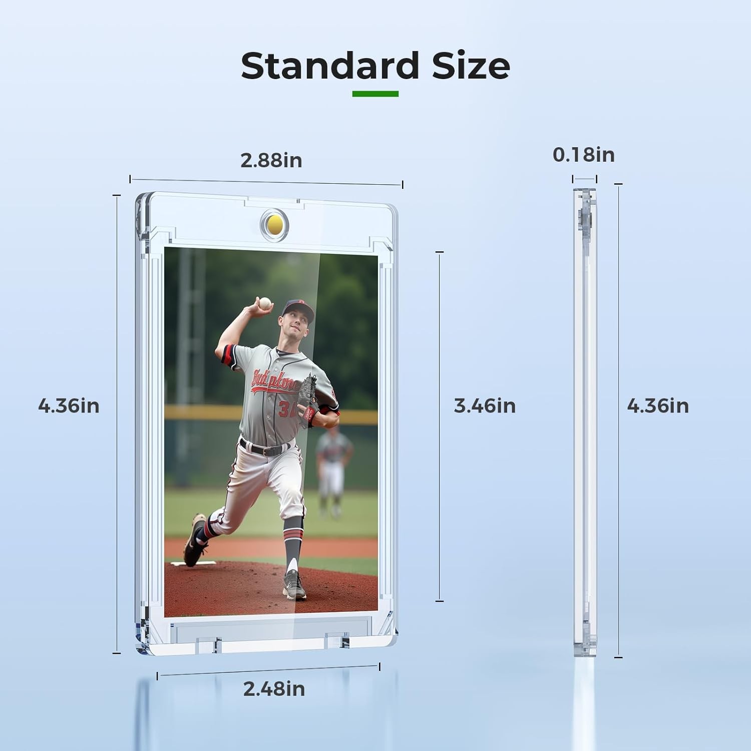 Ultra-Thin Magnetic One Touch Card Holder 25/50/100/200/400 Pack For 35PT Cards