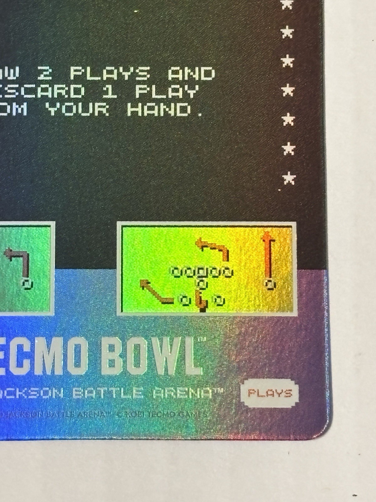 2026 Battle Arena Tecmo Bowl Trade In Bonus Play BPL12 Battlefoil Rare SSP