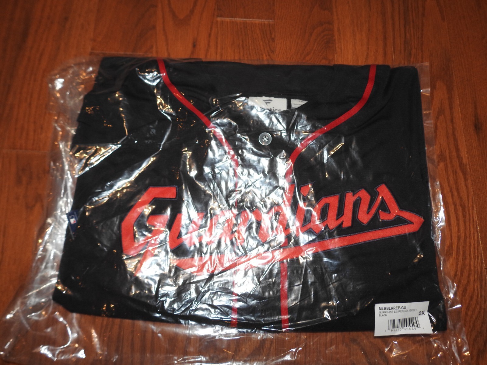 MLB Cleveland Guardians Black Baseball Jersey New Mens Big & Tall Sizes