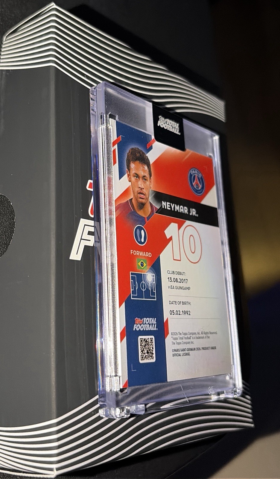 2025-26 Topps Total Football Neymar Jr. (#/5) PSG ‘Next Goal Wins’ Red