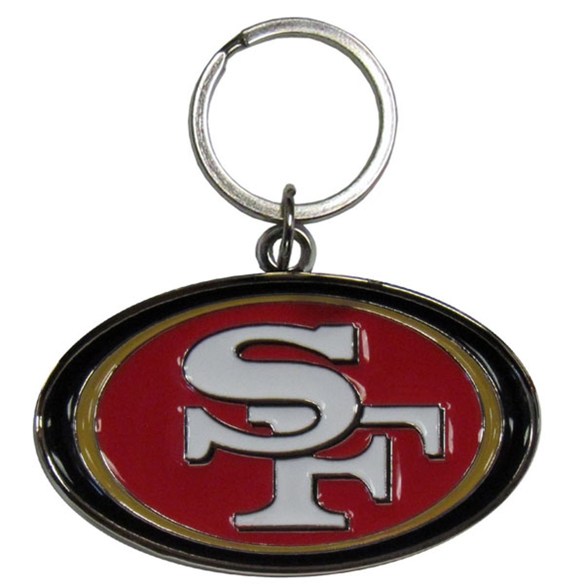 NFL Team Logo Metal Keychain—Official Team Colors—Fan Collectible Free Shipping