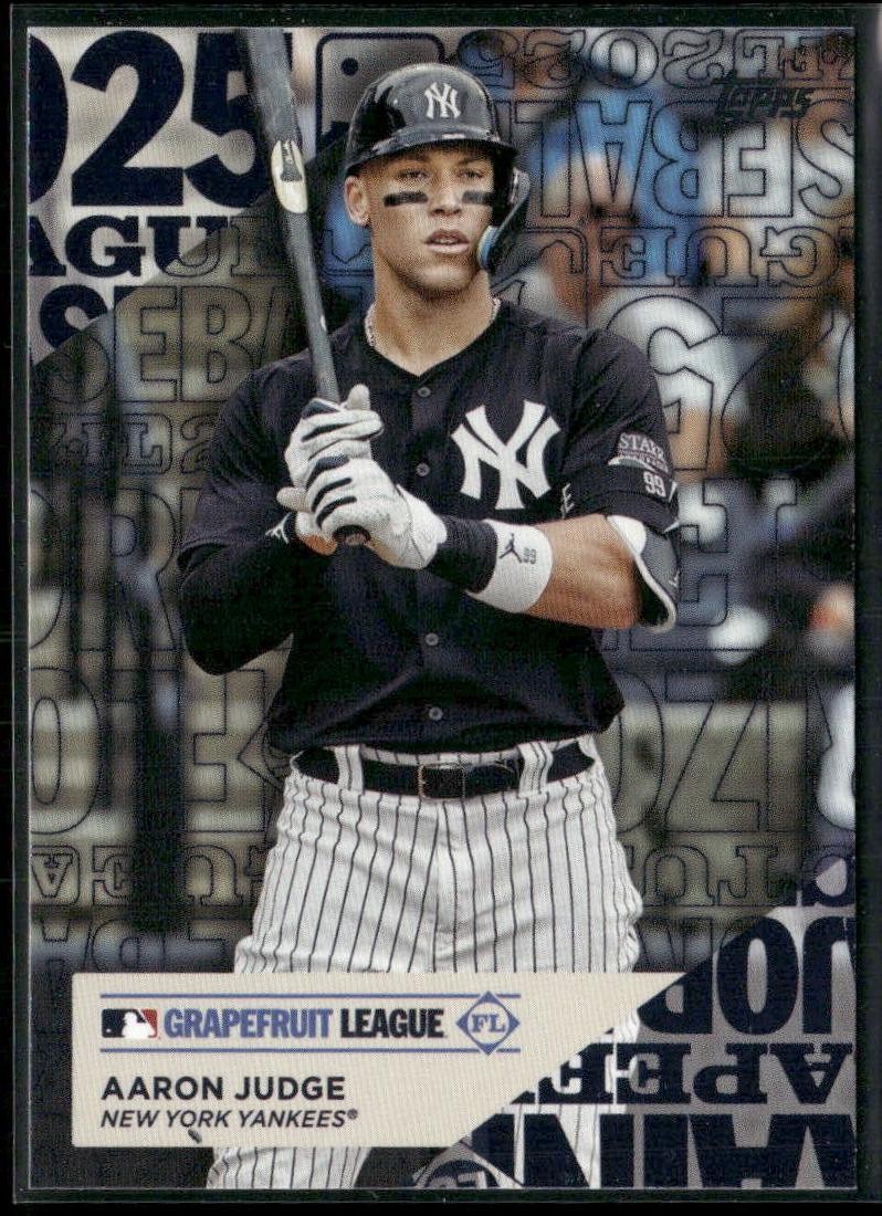 2025 Topps #TG-2 Aaron Judge Training Grounds