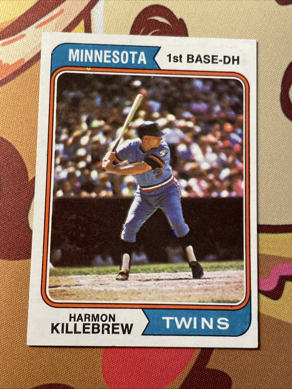 1974 Topps – Harmon Killebrew #400 Minnesota Twins MLB Baseball HOF Vintage Card