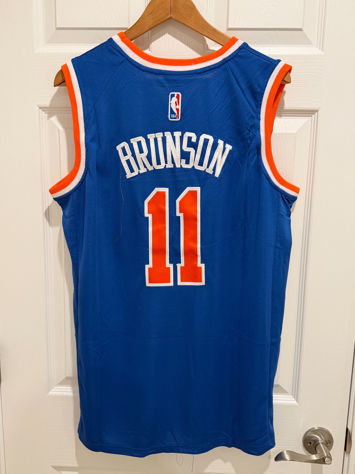 Jalen Brunson #11 Jersey stitched lettering, casual, blue SIZE S-2XL