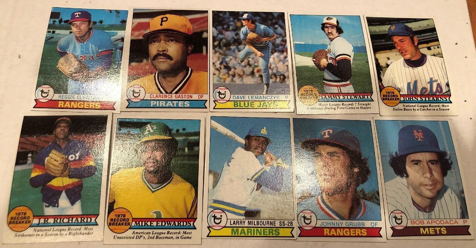 1979 1980 1981 1982 Topps Baseball U Pick 20 Cards Complete Your Set Lot New Ex+