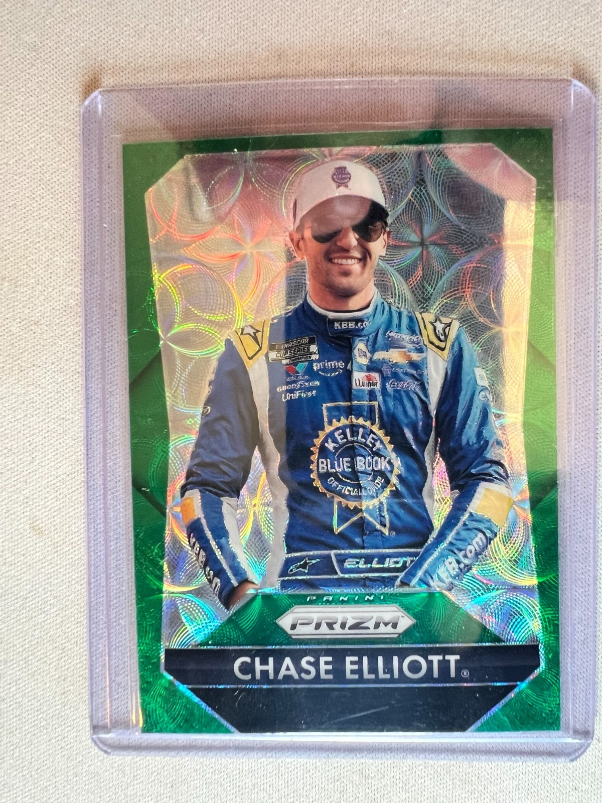 2025 NASCAR Prizm CHASE ELLIOTT Throwback Green Scope Prizm SP #/149 – Card #159