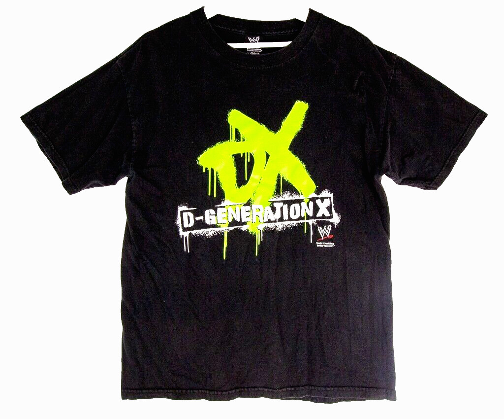 WWE D-Generation X by Hybrid Tees 2007 Graphic Short Sleeve Shirt Size Large