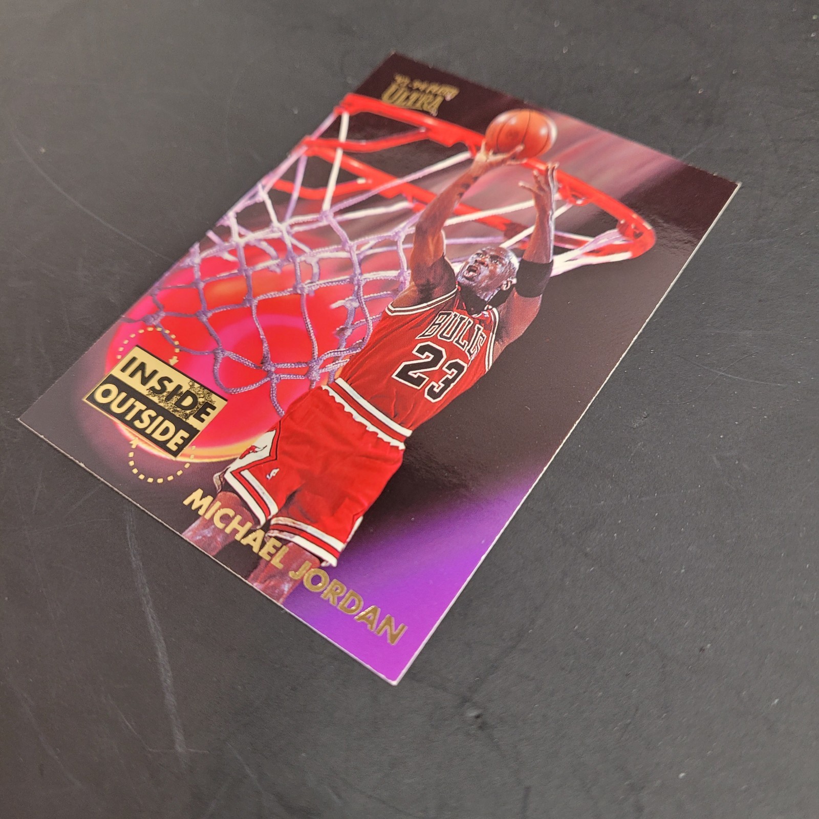 Michael Jordan 1993-94 Fleer Ultra Inside Outside Insert Bulls HoF #4 See Pics