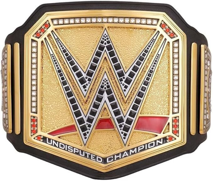 NEW UNDISPUTED CHAMPIONSHIP UNIVERSAL REPLICA BELT 8MM Zinc ADULT SIZE