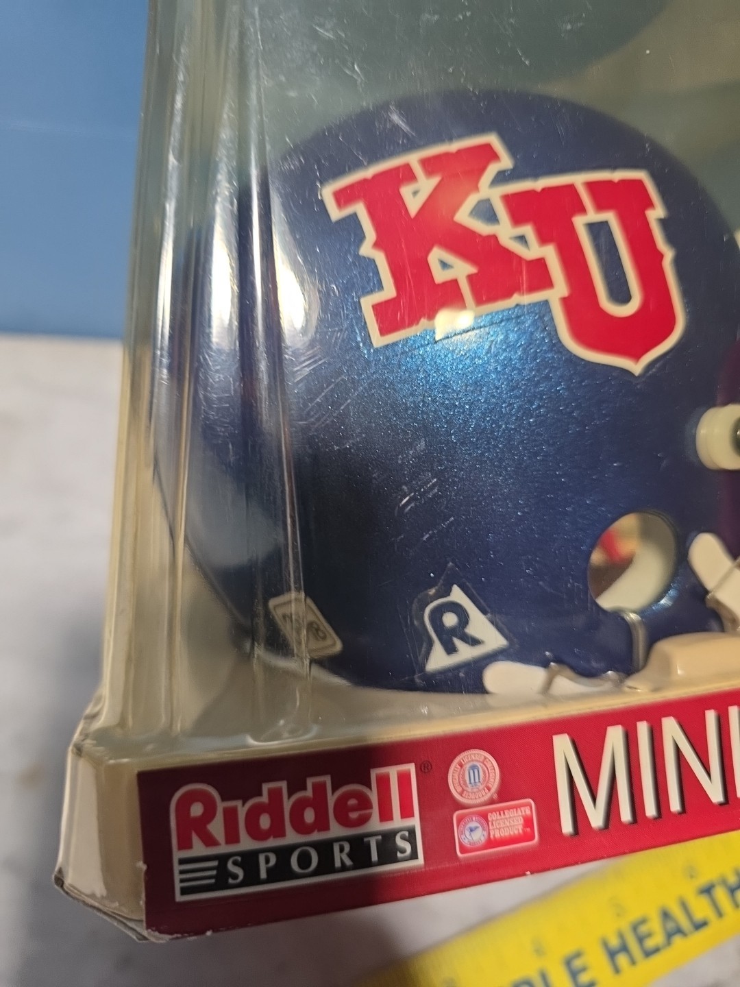 ku jayhawk Riddell Helmet 7 Inch Collectors University