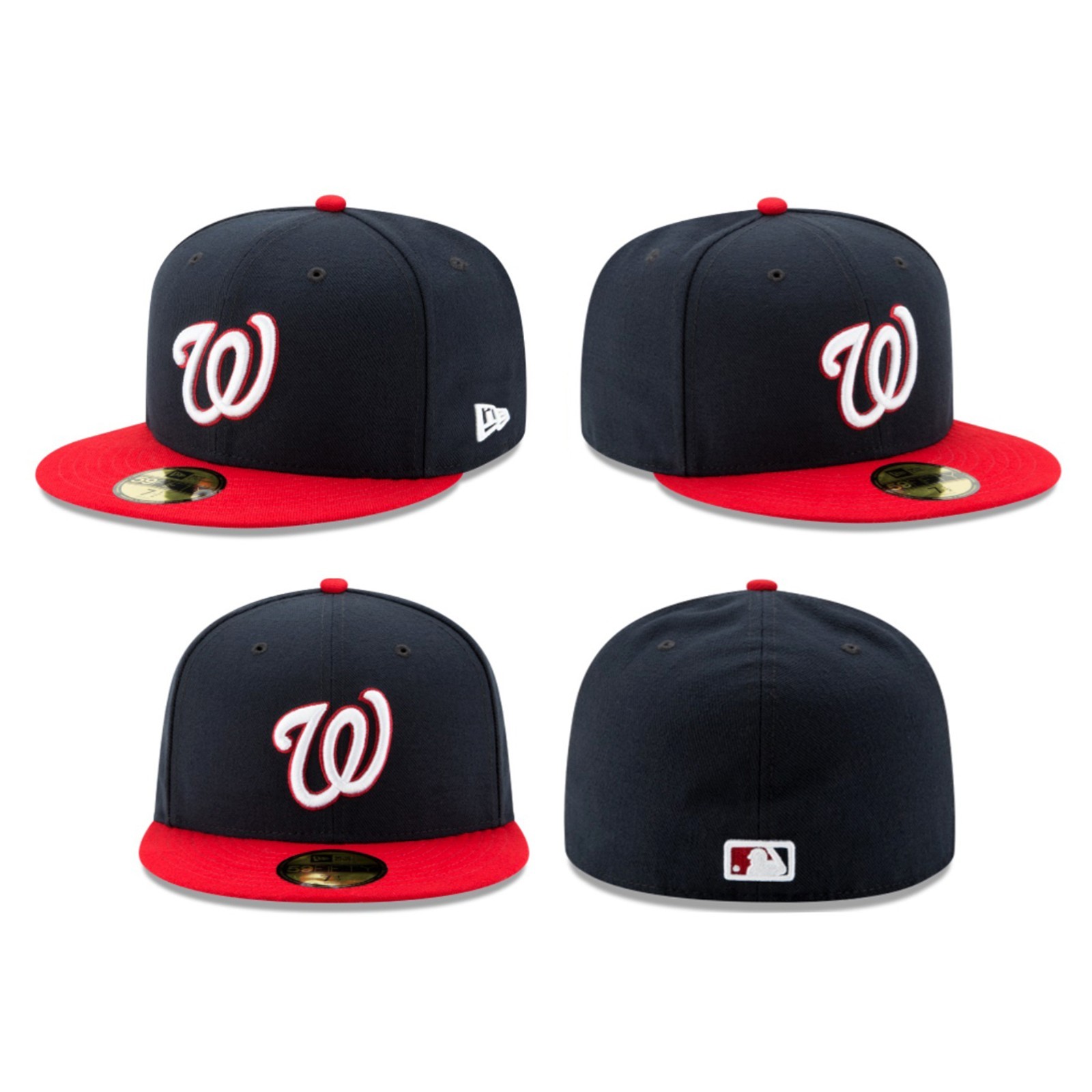 Washington Nationals WAS MLB Authentic New Era 59FIFTY Fitted Cap – 5950 Hat