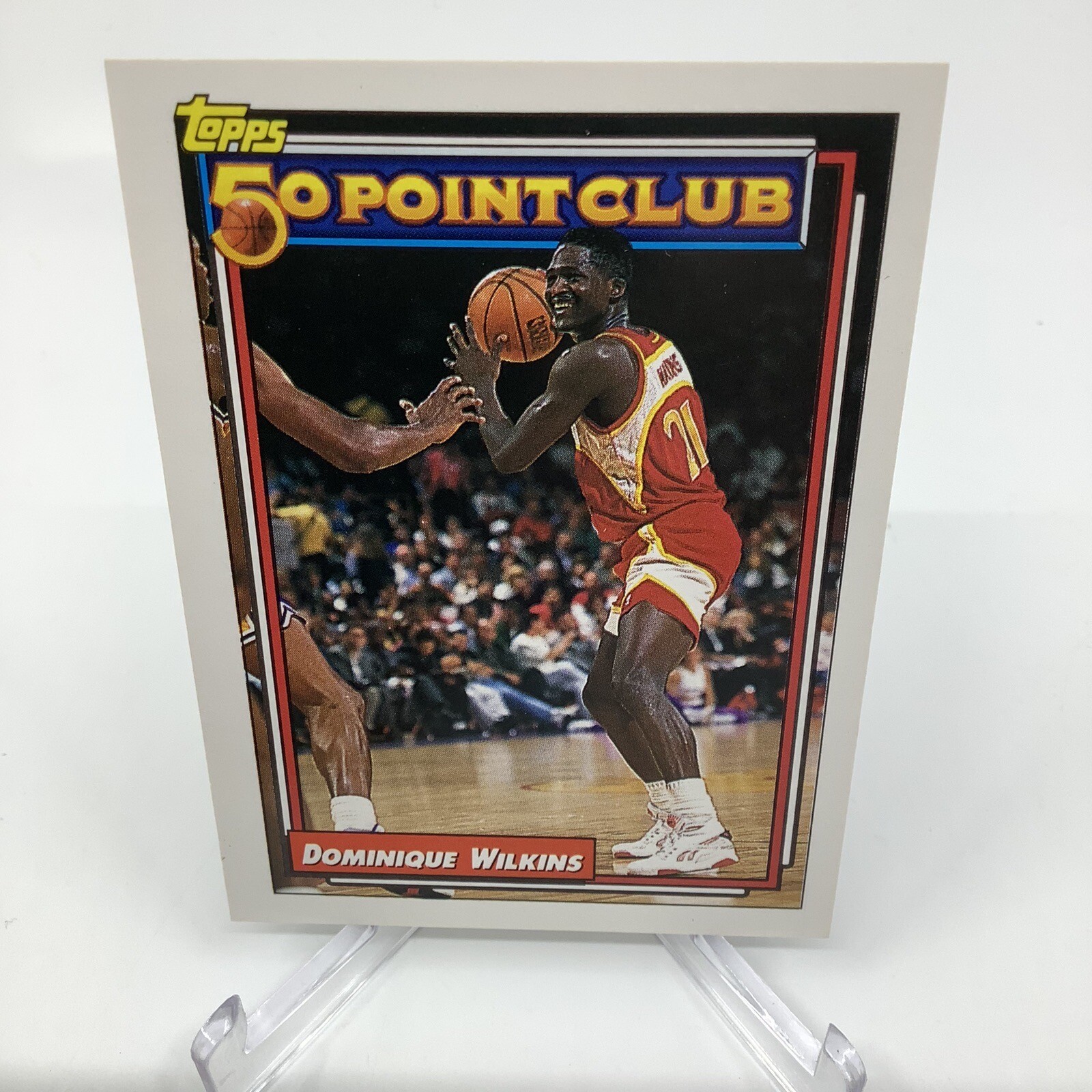 1992-93 Topps Dominique Wilkins 50 Point Club #200 Hall of Fame!
