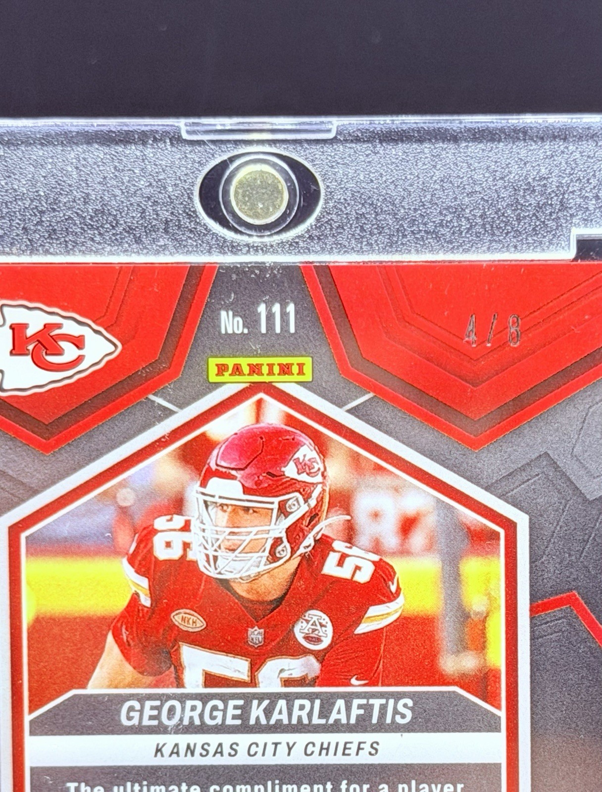 2024 Panini Mosaic GEORGE KARLAFTIS Green Sparkle /8 🔥SSP CASE HIT🔥
