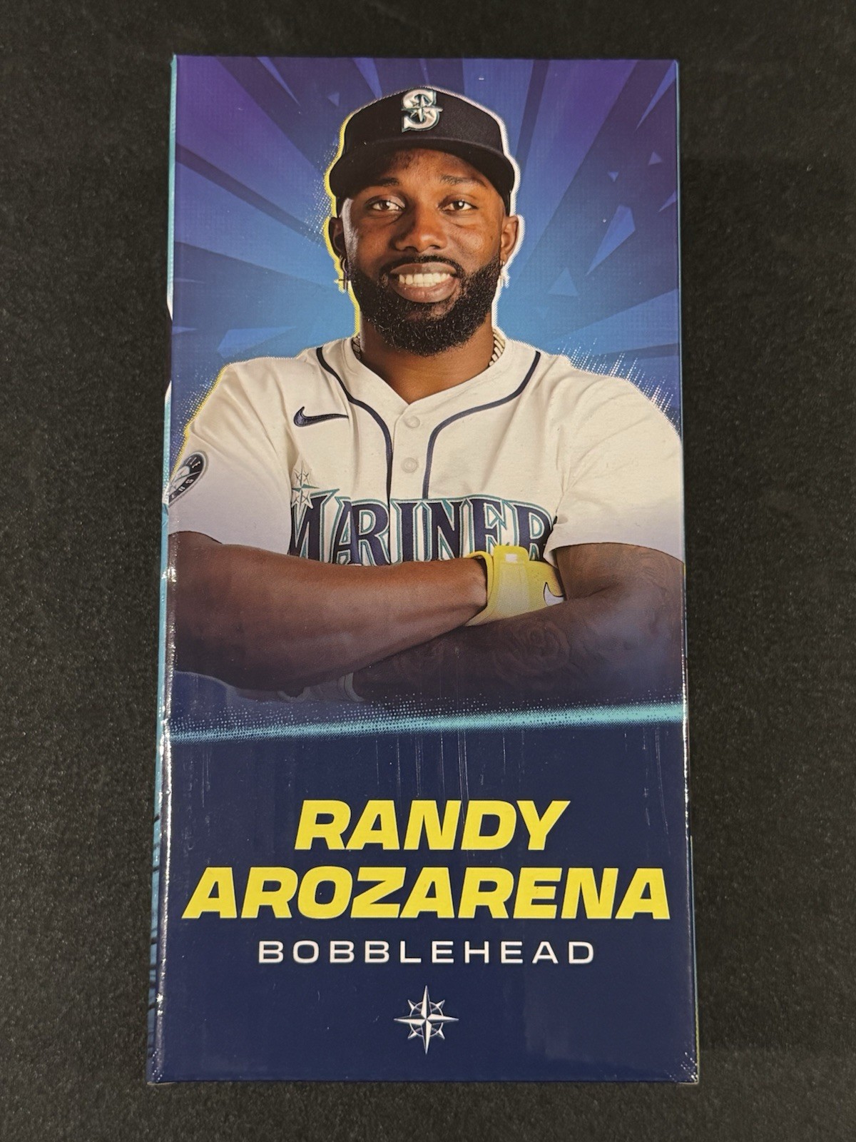 Randy Arozarena Bobblehead Seattle Mariners SGA 5/27/2025 New In Box Bobble